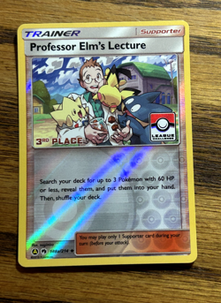Professor Elm's Lecture 188a/214 3rd Place League Promo - Pokemon Card - NM - Image 1