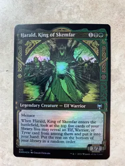 Harald, King Of Skemfar Showcase Foil - MTG Magic Cards - Kaldheim - Image 1