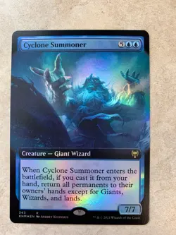 Cyclone Summoner Foil Extended Art - MTG Magic Cards - Kaldheim - Image 1