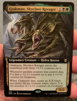 Grakmaw, Skyclave Ravager Extended Art - MTG Magic Cards Zendikar Rising - Image 1