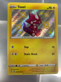 Toxel SV041/SV122 - Shining Fates Holo - Pokemon Card - NM - Image 1