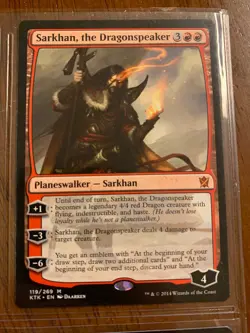 Sarkhan, the Dragonspeaker - Khans of Tarkir - MTG Magic Card - NM - Image 1