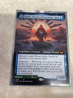 Jadzi, Oracle of Arcavios // Journey to the Oracle - Ext Art MTG Magic Card - NM - Image 1