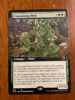 Consuming Blob Extended Art - Innistrad: Midnight - MTG Magic Card - NM - Image 1