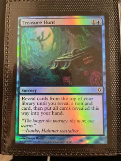 Treasure Hunt - Foil Worldwake - MTG Magic Card - NM - Image 1