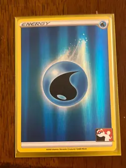 Water ENERGY PLAY PROMO 2020 LEAGUE STAMP HOLO prize pack - Pokemon Card - NM - Image 1