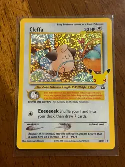 Cleffa 20/111 Holo Celebrations 25th - Pokemon Card - NM - Image 1