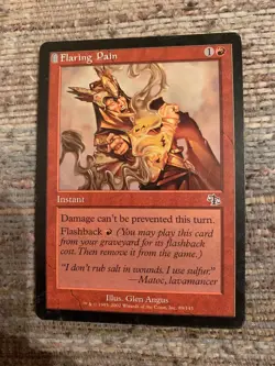 Flairing Pain - MTG Magic Card - Judgment - MP - Image 1