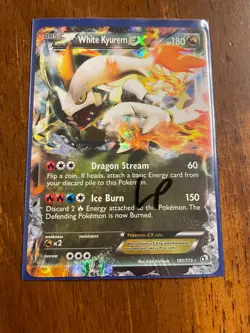 White Kyurem EX Legendary Treasures 101/113 - Pokemon Card - LP - Image 1
