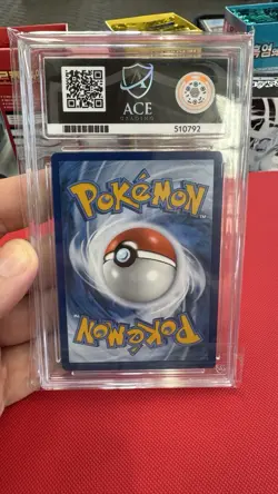 Pokemon Pikachu TCG Van Gogh Grey Felt Hat Promo SVP085 Ace 10. - Image 2