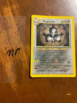 Magneton 10/64 Holo Rare Neo Revelation - Pokemon Card - MP HP - Image 1