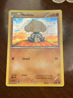 Rhyhorn 8/12 McDonald's Holo Promo - Pokemon Card - MP - Image 1