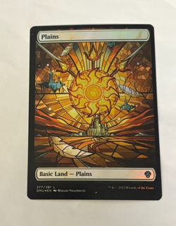 Plains - 277/281 - Showcase Stained Glass Foil Dominaria - MTG Magic Card - NM - Image 2