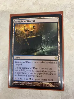temple of deceit - MTG Magic Card - Theros - NM - Image 1
