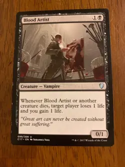 Blood Artist - Commander 2017 - MTG Magic Card - LP - Image 1