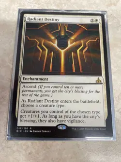Radiant Destiny [Rivals of Ixalan] - MTG Magic Card - NM - Image 1