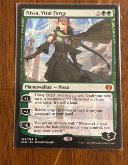 Nissa, Vital Force - 163 - Kaladesh​​ - MTG Magic Card - NM - Image 1