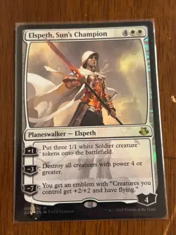 Elspeth, Sun's Champion Duel Decks: Elspeth vs. Kiora Foil - MTG Magic Card - NM - Image 1