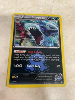 Sharpedo Holo - XY- : Double Danger - 21/34 - Pokemon Card - MP - Image 1