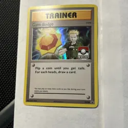 Gym Badge (Lt. Surge) - XY205 Holo - NM Pokemon Card - Image 3
