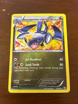 Garchomp 91/124 - Holo Rare Dragons Exalted - Pokemon Card - MP - Image 1