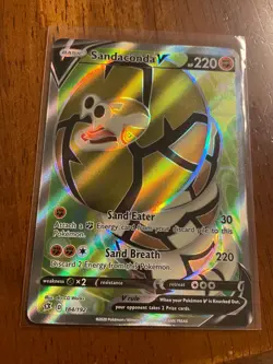 Sandaconda V 184/192 Full Art - Rebel Clash - Pokemon Card - NM - Image 1