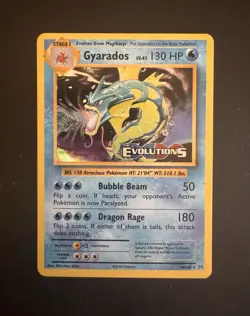 Pokemon 2016 Gyarados 34/108 XY Evolutions Prerelease Holo - Image 1