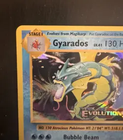 Pokemon 2016 Gyarados 34/108 XY Evolutions Prerelease Holo - Image 3