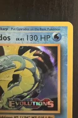 Pokemon 2016 Gyarados 34/108 XY Evolutions Prerelease Holo - Image 4