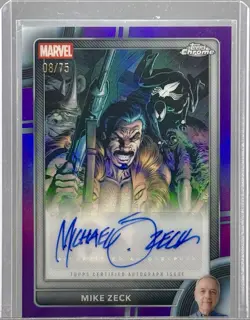 2026 Topps Chrome Marvel Artist Mike Zeck Auto Autograph Purple /75 - Image 1