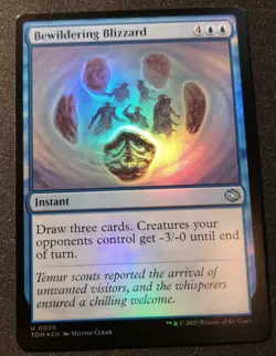 Bewildering Blizzard - Foil - TDM - MTG - EN - NM - 0038 - Image 1