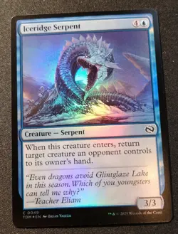 Iceridge Serpent - Foil - TDM - MTG - EN - NM - 0049 - Image 1