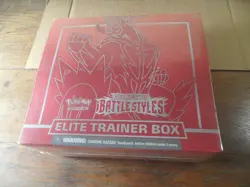 H-42 2021 Pokemon Battle Styles Elite Trainer Box ETB Single Strike Urshifu Red - Image 1