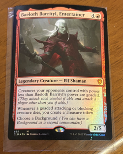 BAELOTH BARRITYL ENTERTAINER FOIL CLB MTG - LP - Image 1