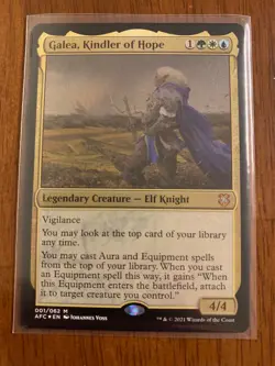 Thick Stock - Galea, Kindler of Hope - Foil - AFC Adventures Commander - NM - Image 1