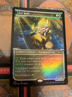 Lion Sash - Foil - Showcase Kamigawa: Neon Dynasty - MTG - NM - Image 1