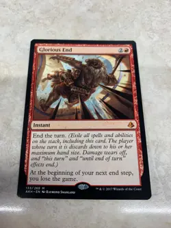 Glorious End - MTG Magic Card - Amonkhet AKH - NM - Image 1
