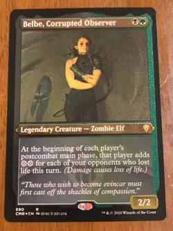 Belbe, Corrupted Observer Etched Foil 590 - MTG Magic Cards Commander Legends - Image 1