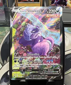 Galarian Slowking V 179/198 - Alternate Full Art - Pokemon Chilling Reign - NM - Image 1