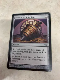 Sensei's Divining Top - MTG Magic Card - Champions of Kamigawa - NM/VLP - Image 1