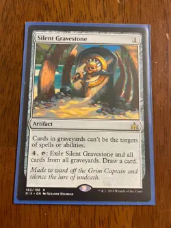 Silent Gravestone Rivals of Ixalan - MTG Magic Card - NM - Image 1