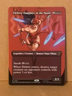 MTG Marvel Super Heroes - Elektra, Daughter of the Hand - 0366 -Foil - Image 1