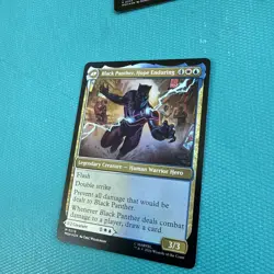 MTG Foil Marvel Super Heroes MSH King T'Challa_Black Panther, Hope Enduring MINT - Image 2