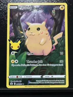 Pikachu 005/025 Holo Rare Celebrations 25th Pokemon TCG NM - Image 1