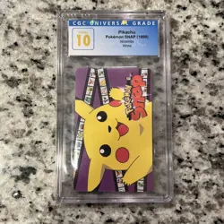 Pokemon Snap 1999 Pikachu Off-White Nintendo Blockbuster CGC PRISTINE 10 - Image 1