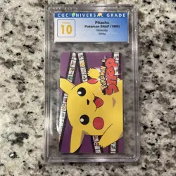 Pokemon Snap 1999 Pikachu Off-White Nintendo Blockbuster CGC PRISTINE 10 - Image 2