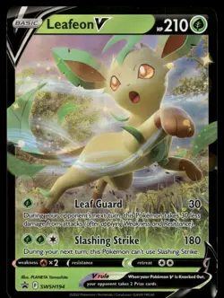 Leafeon V SWSH194 Holo Promo Sword & Shield Promo Pokemon Near Mint - Image 1