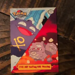 Topps Pokemon Koffing Weezing TV13 TV Animation Edition Puzzle Piece 1999 LP - Image 1