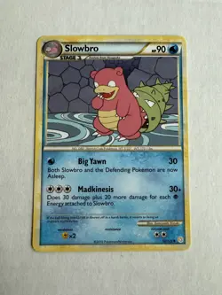 2010 Pokemon TCG HeartGold SoulSilver Slowbro Uncommon 52/123 LP - Image 1