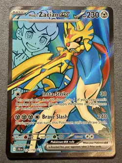 Hop's Zacian EX Ultra Rare Full Art Journey Together Pokemon TCG NM - Image 1